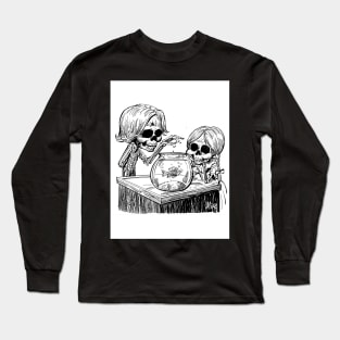 Feeding The Fish Long Sleeve T-Shirt